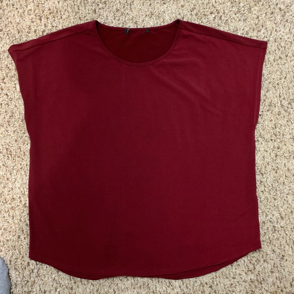 Red blouse